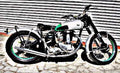 bsa zb31 motorbike A4 Photo Print