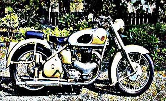 bsaa10 motorbike A4 Photo Print