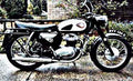 bsaa65 motorbike A4 Photo Print