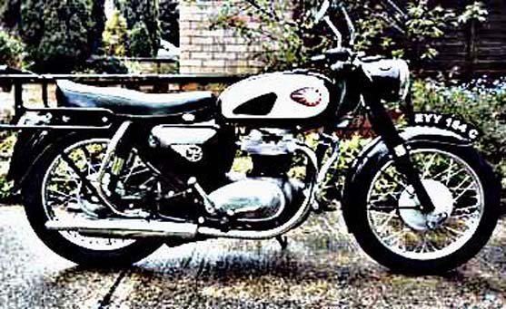 bsaa65 motorbike A4 Photo Print