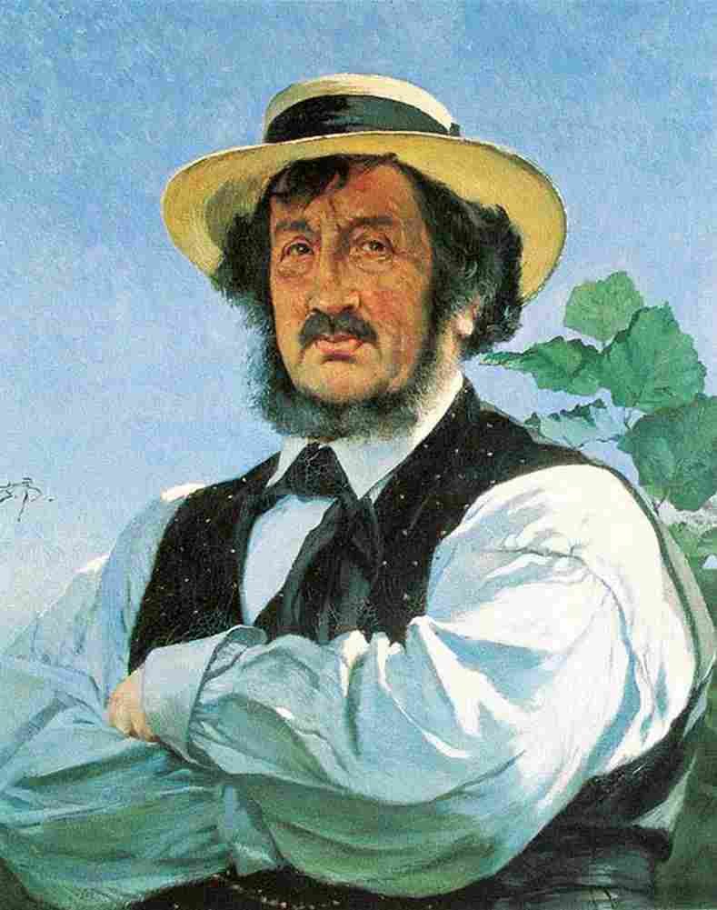 buch Michael Wetli with Straw Hat Art A4 Photo Print