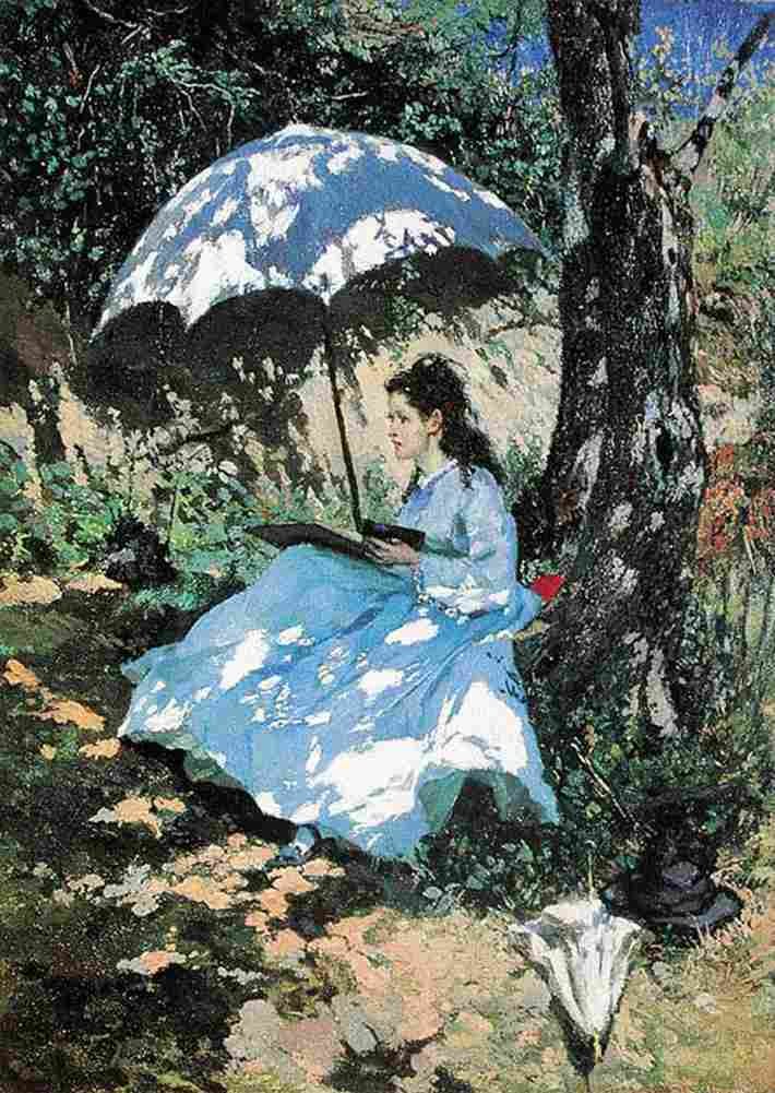 buch Painter in the Sunshine Art A4 Photo Print