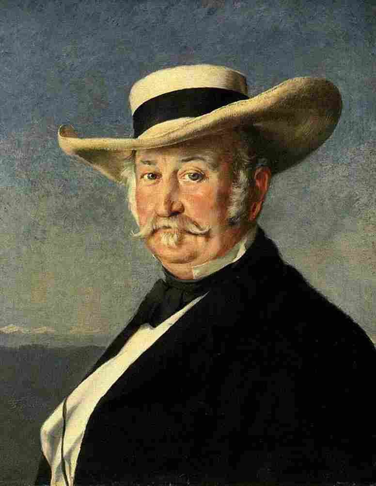 buch Portrait of John Sutter Art A4 Photo Print