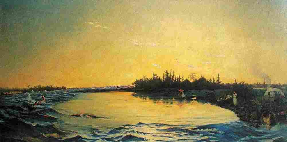 buch The Rapids of Saint Mary main Art A4 Photo Print