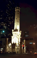 buckingham fountain chicago 2 Vintage A4 Photo Print