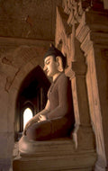 buddha statue archway 1980s 1990s A4 Photo Print
