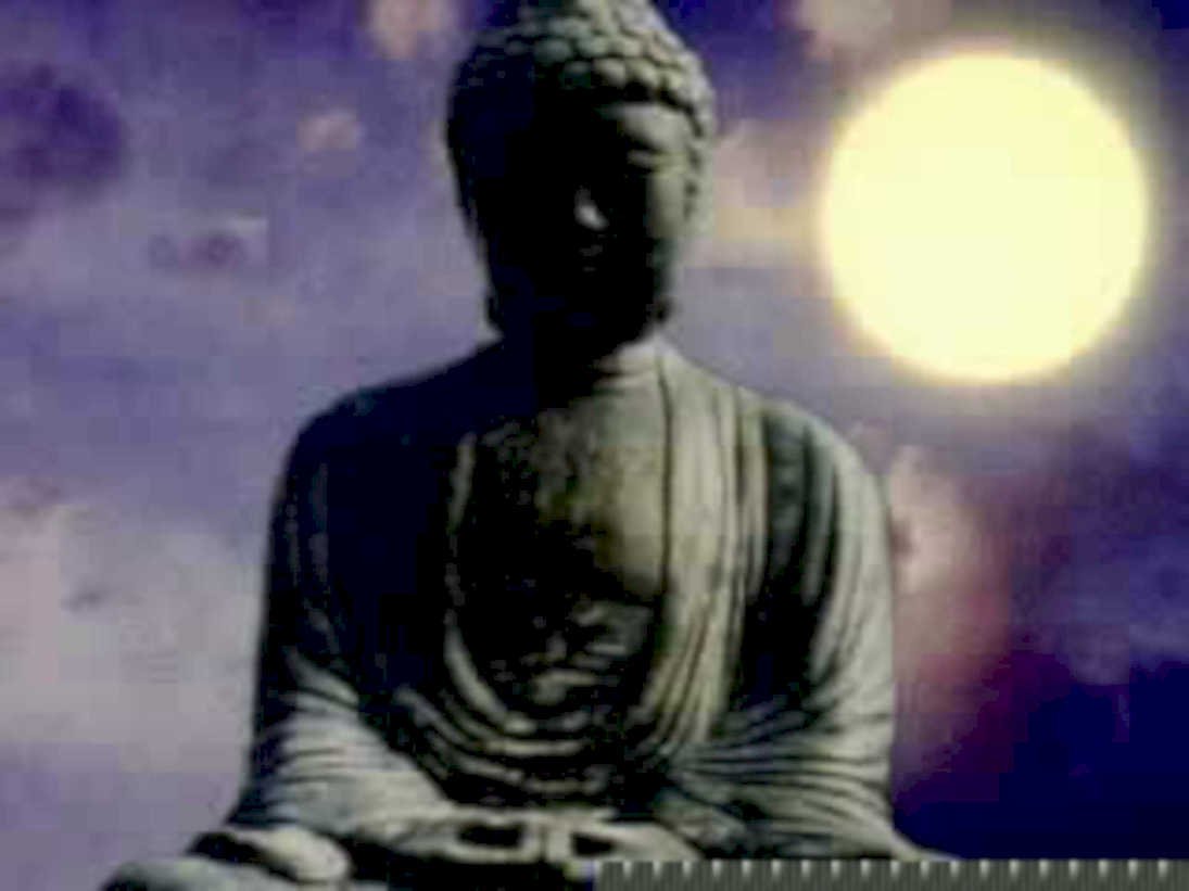 buddha statue meditation1980s 1990s A4 Photo Print