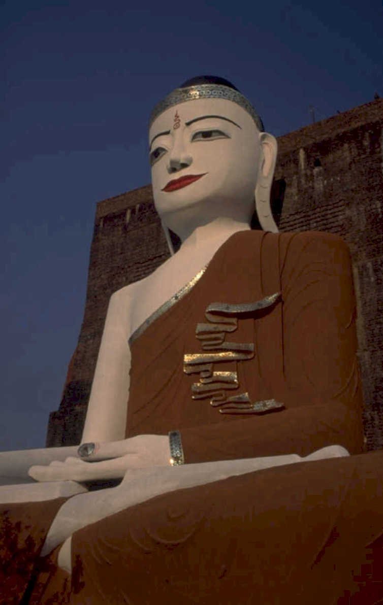 buddha statue temple 2 1980s 1990s A4 Photo Print