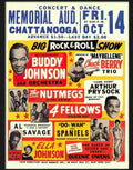 buddy johnson rock n roll concert poster 1950s Advert A4 Photo Print