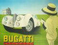bugatti atlantic web Vintage Advert A4 Photo Print