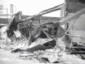 building explosion debris1980s 1990s A4 Photo Print