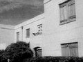 building facade shrub1980s 1990s A4 Photo Print