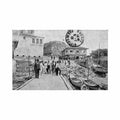 bulgaria nessebar the wharf Vintage A4 Photo Print