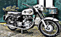 bullet motorbike A4 Photo Print