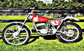 bultaco sherpa trials motorbike A4 Photo Print