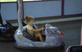 bumper car ride Vintage A4 Photo Print