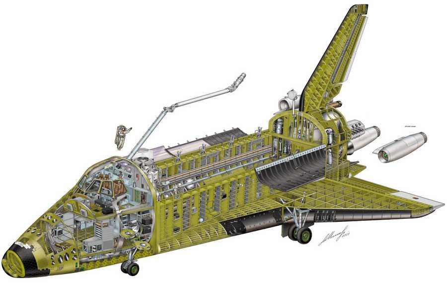 buran cutaway A4 Photo Print