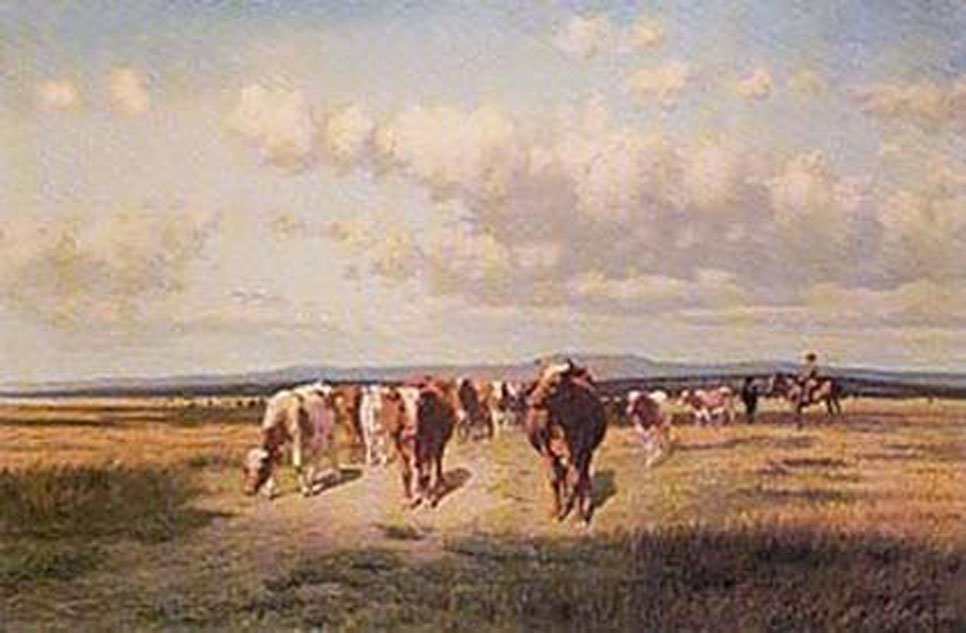 burke On the Brough Marshes Art A4 Photo Print