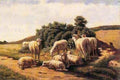 burke Study of Sheep Art A4 Photo Print