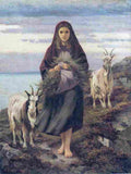 burke The Connemara Girl Art A4 Photo Print