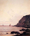 burke Twilight Ilfracombe Art A4 Photo Print