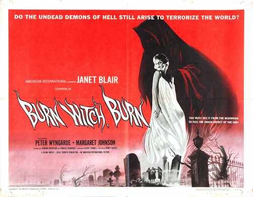 burn witch burn  02 film star poster A4 Photo Print