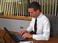 business laptop office1980s 1990s A4 Photo Print