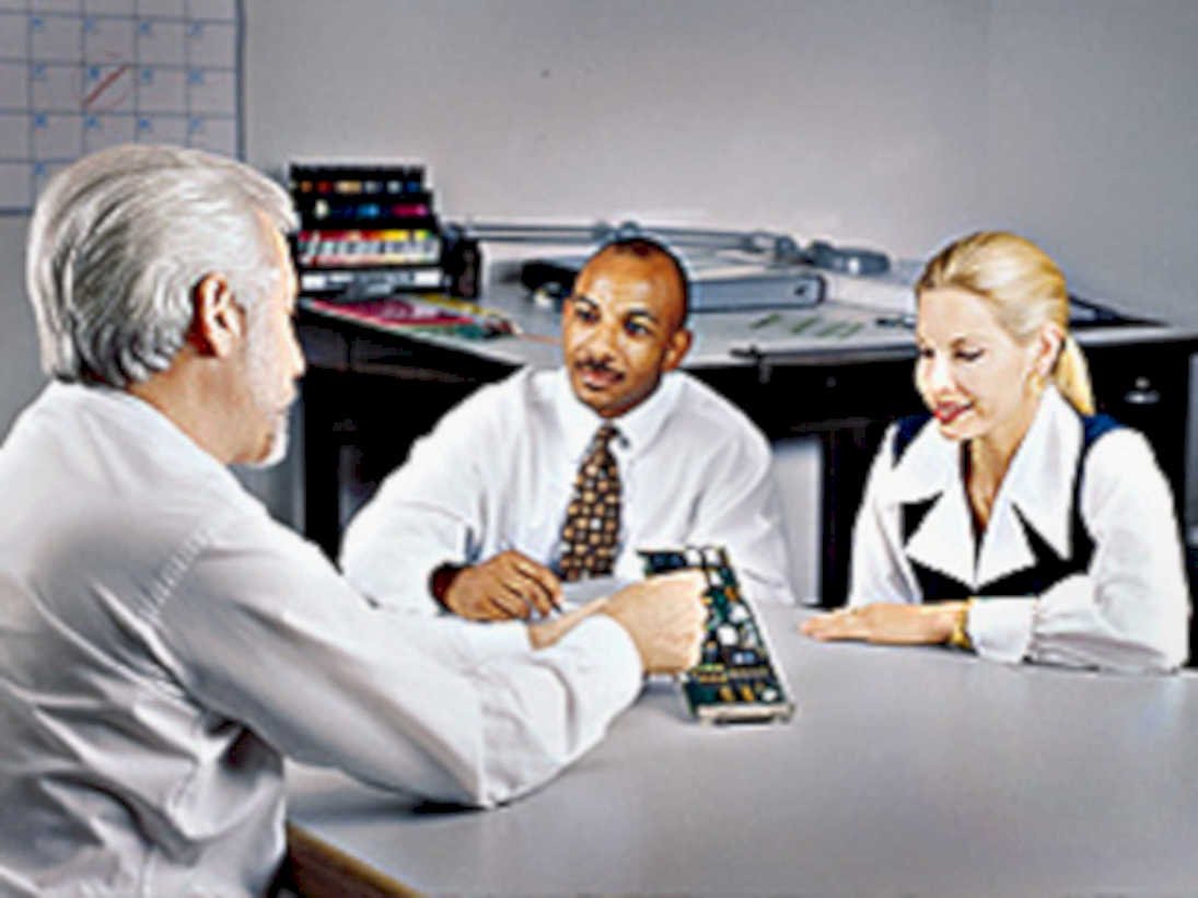 business meeting printer1980s 1990s A4 Photo Print