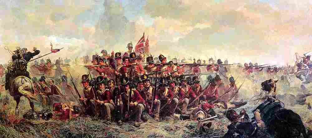 but The 28th Regiment at Quatre Bras Art A4 Photo Print
