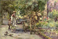 but mil The Garden Cart Art A4 Photo Print