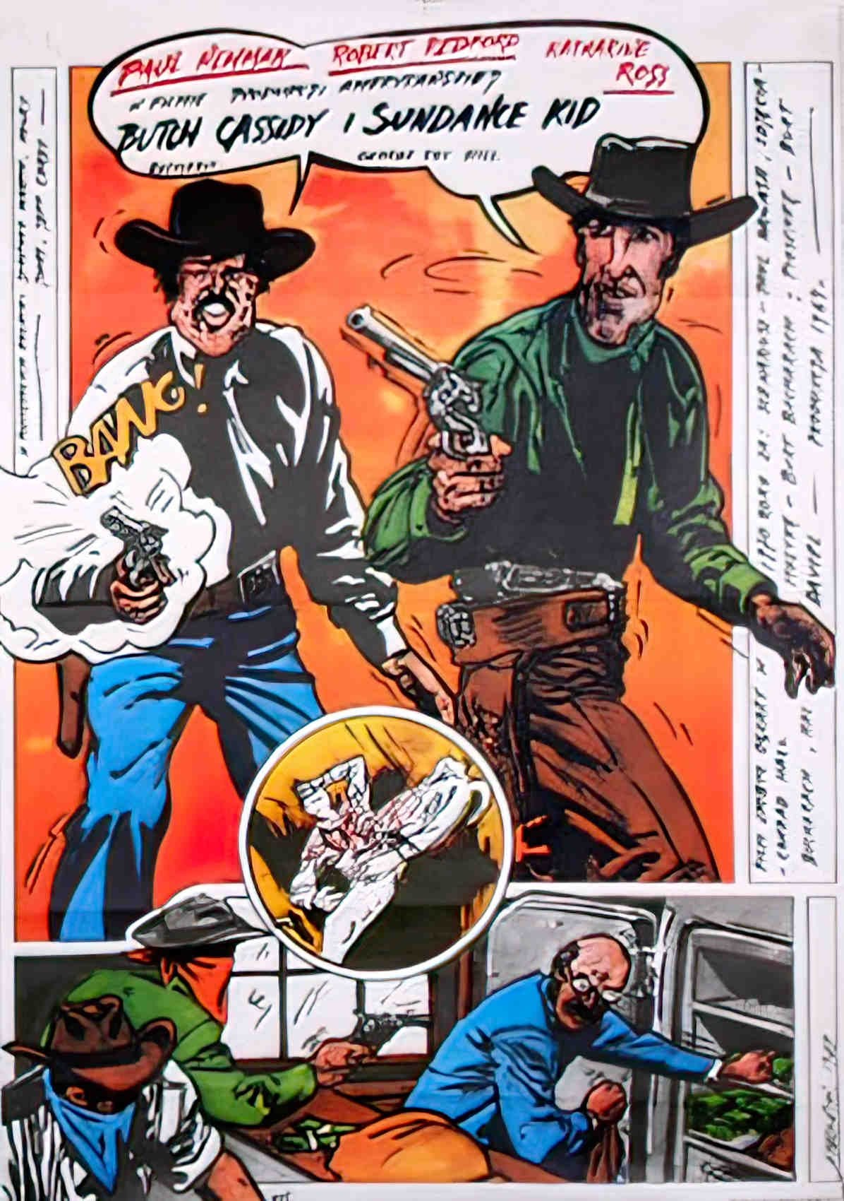 butch cassidy pologne Advert A4 Photo Print