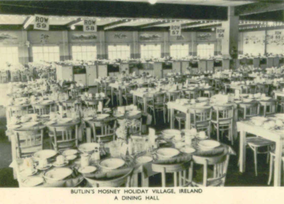 butlins dining hallVintage 1880s 1900s A4 Photo Print