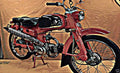 c 115 motorbike A4 Photo Print
