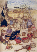 c Wind in the Willows Arthur Rackham Today, however, though they were civil enough, the field mice and harvest mice seemed preoccupied A4 Photo Print