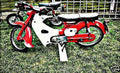 c100 motorbike A4 Photo Print