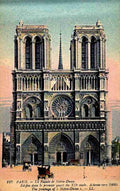  c1880 Notre Dame A4 Photo Print
