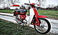 c90 honda cub motorbike A4 Photo Print