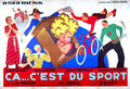 ca c est du sport 2P Advert A4 Photo Print
