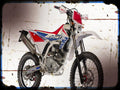 caballero 125e performance Fantic A4 Photo Print Motorbike Vintage Aged