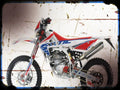 caballero 200e casa A4 Photo Print Motorbike Vintage Aged