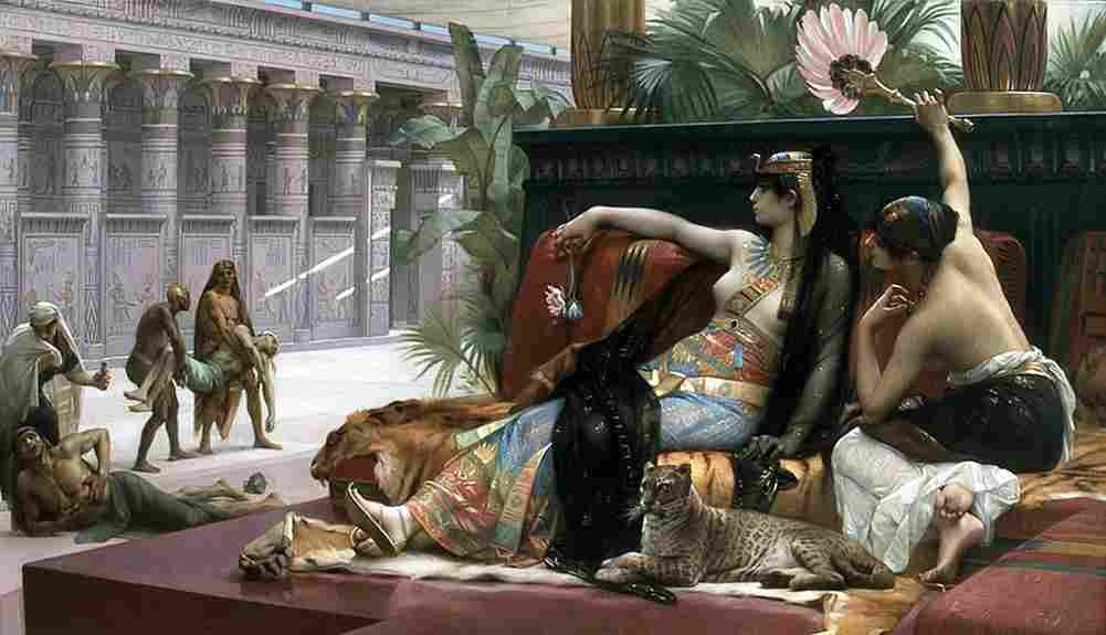 cabanel cleopatra testing poisons on condemned prisoners Art A4 Photo Print