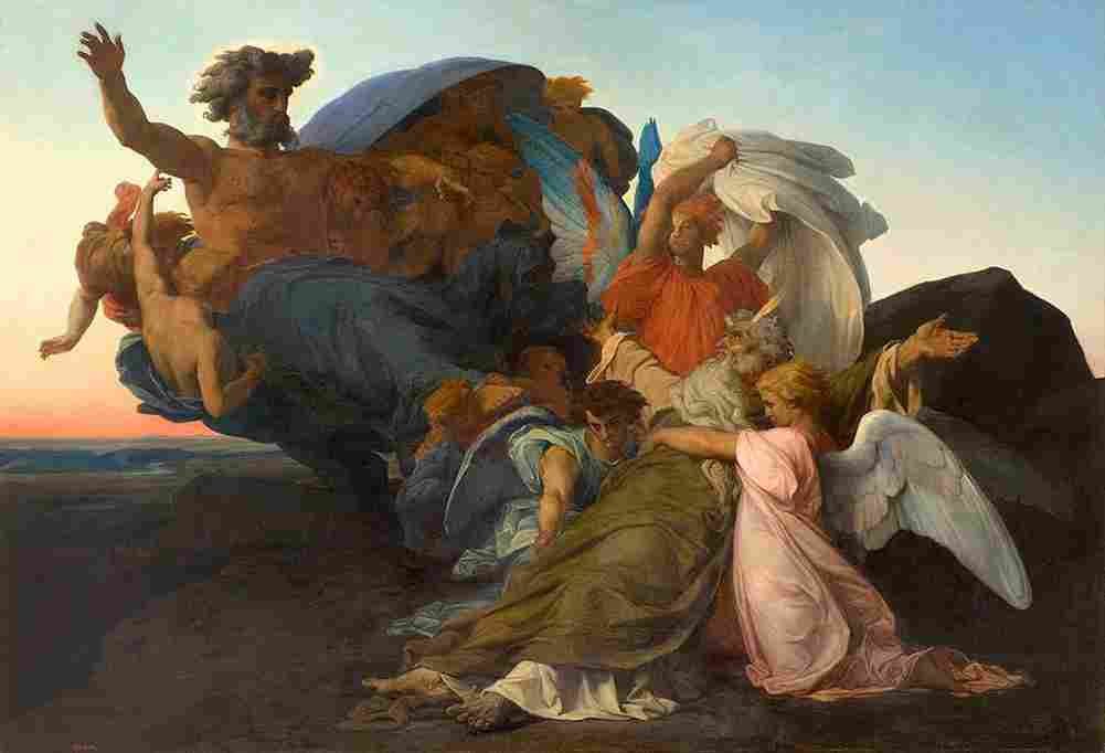 cabanel death of moses Art A4 Photo Print