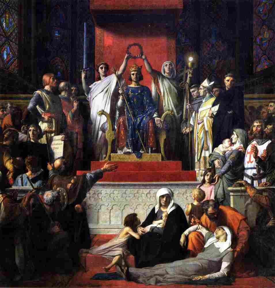 cabanel the glorification of saint louis Art A4 Photo Print