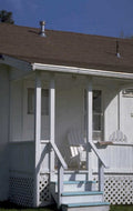 cabin porch shingles 1980s 1990s A4 Photo Print