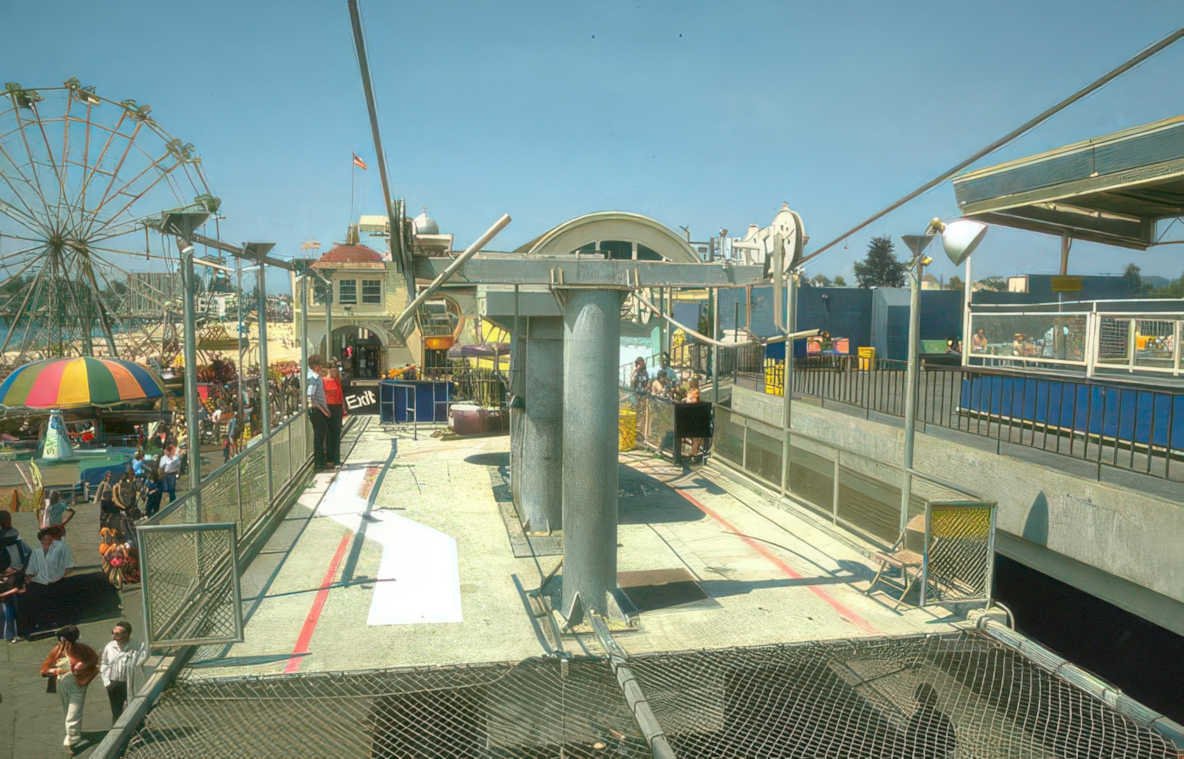cable car station Vintage A4 Photo Print