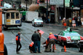 cable car streetscene1980s 1990s A4 Photo Print