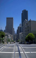 cable car streetview 1980s 1990s A4 Photo Print
