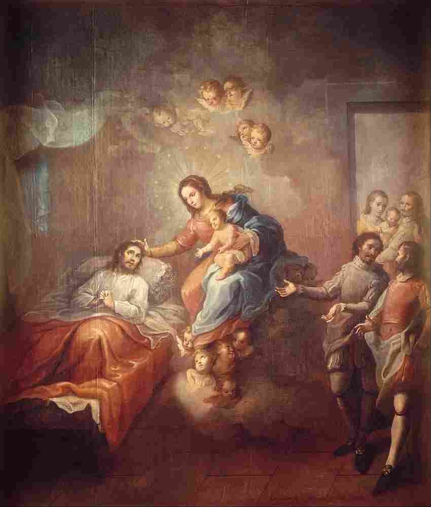 cabrera conversion of saint ignatius loyola Art A4 Photo Print