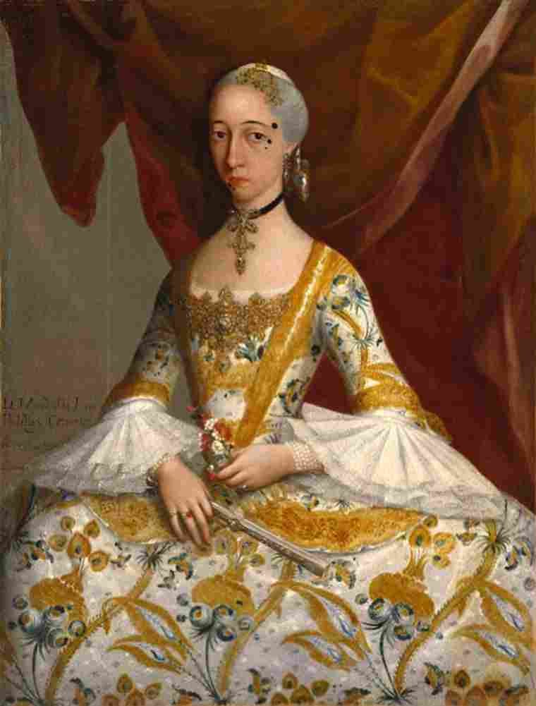 cabrera dona maria de la luz padilla y cervantes Art A4 Photo Print