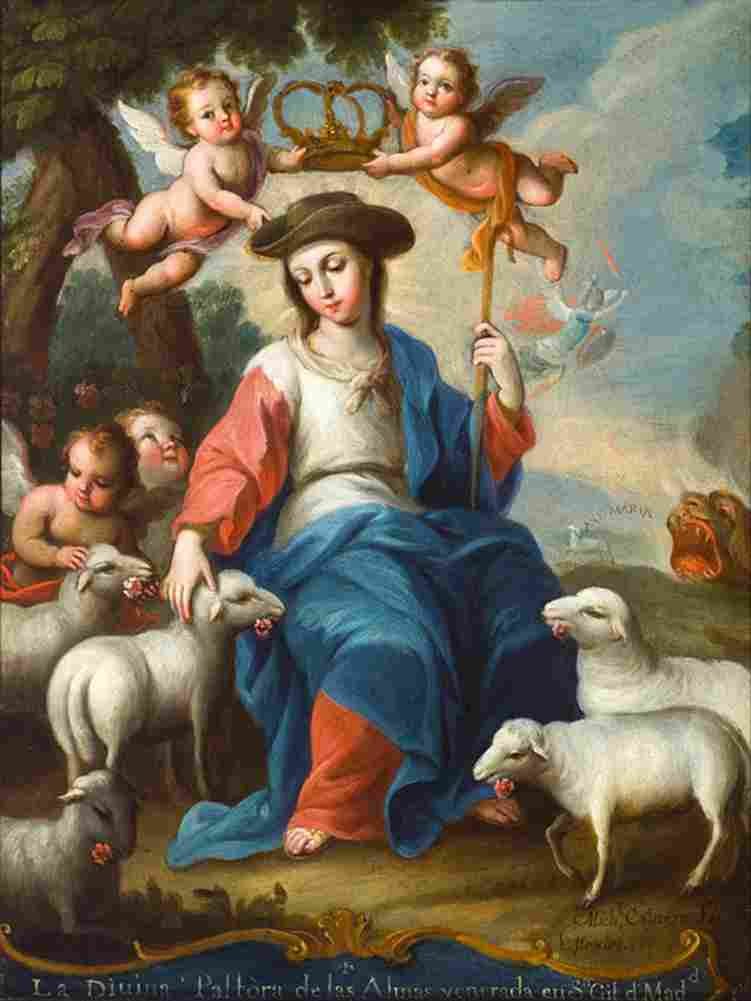 cabrera the divine shepherdess Art A4 Photo Print